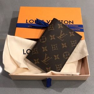 Louis Vuitton Leather Passport Holder Brand New
